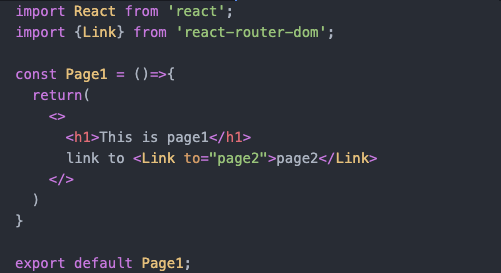 React Router Dom v6 - link component