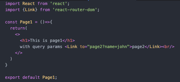 React Router Dom v6 - routing with query params
